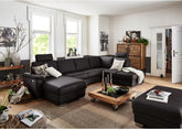 U-Gruppe Leder Biona Schwarz