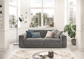 Cord Sofa Seven dark grey