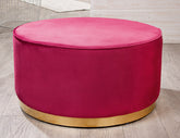 Hocker rund Rose