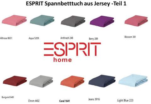 ESPRIT Spannbetttuch aus Jersey - Teil 1
