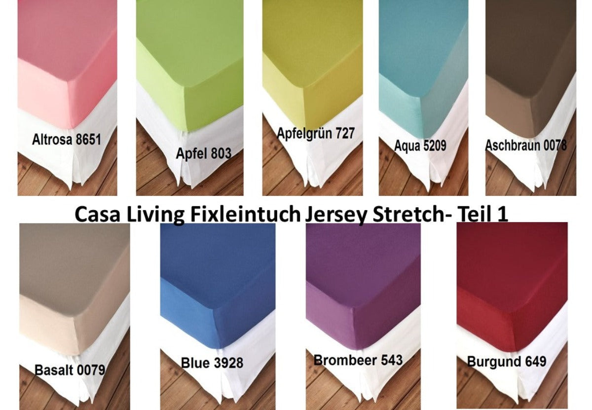 Casa Living Fixleintuch Jersey Stretch- Teil 1