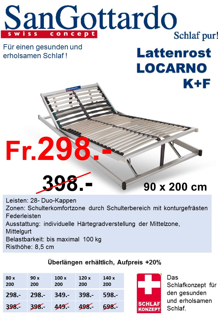 Lattenrost Locarno K+F