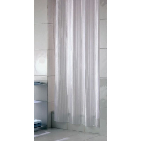 Textil- Duschvorhang streifen