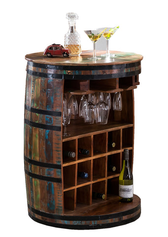 Barschrank Fassförmig - Boat