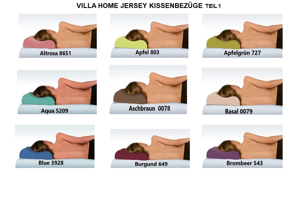 Villa Home Jersey Kissenbezüge 2er Pack Teil 1
