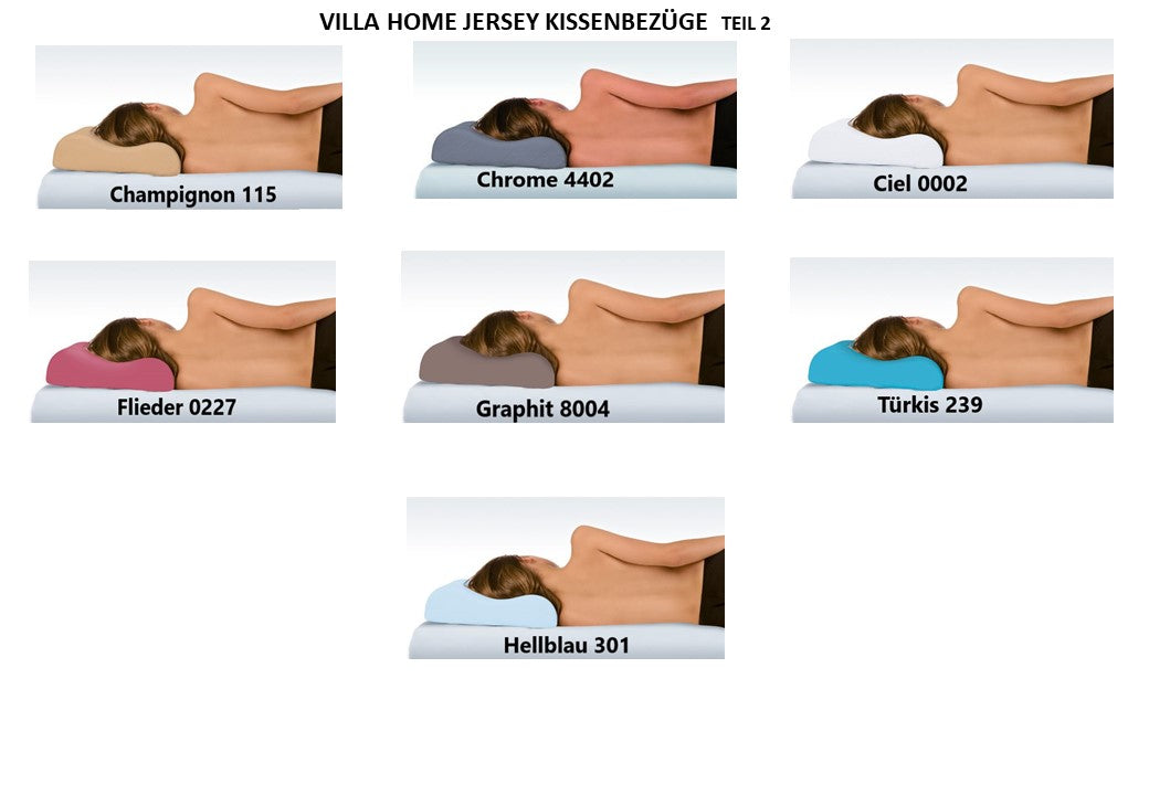 Villa Home Jersey Kissenbezüge 2er Pack Teil 2