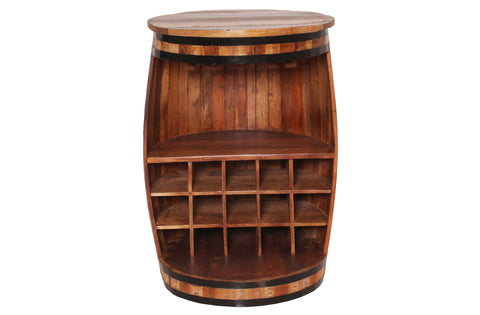 Barschrank Fassförmig - Boat