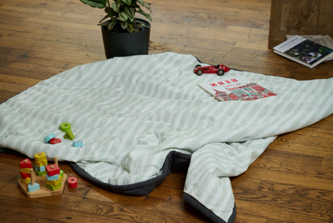 100% Bio-Baumwolle — Quilt Laurin, anthrazit