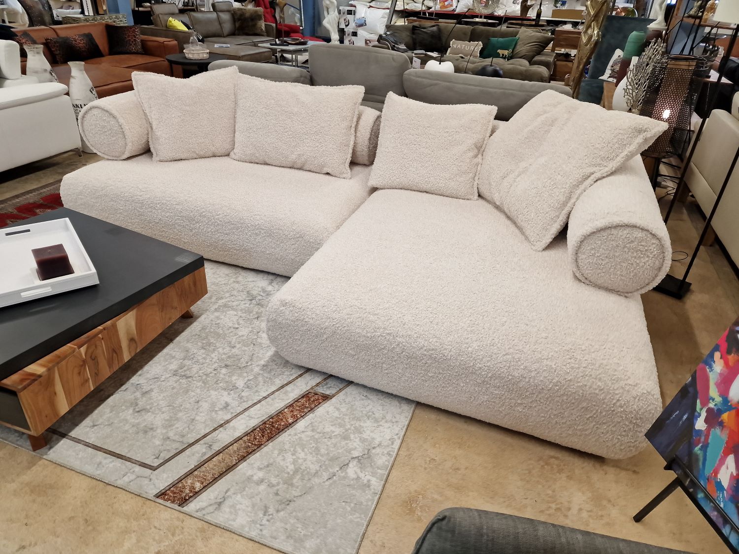 Sofa Caesar mit Ottomane