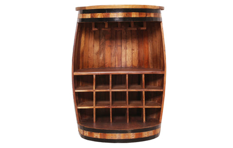 Barschrank Fassförmig - Boat