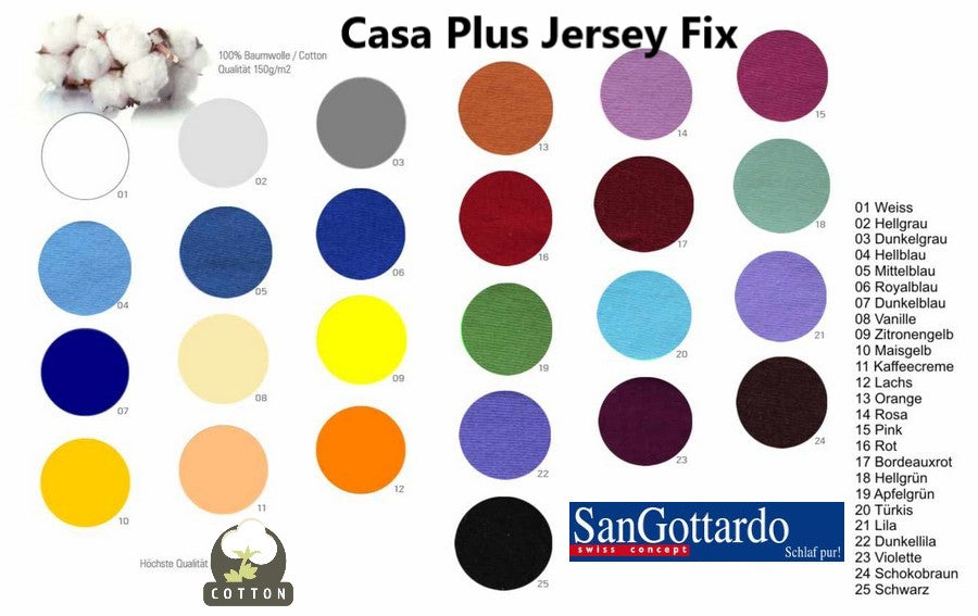 Casa Plus Jersey-Fixleintuch