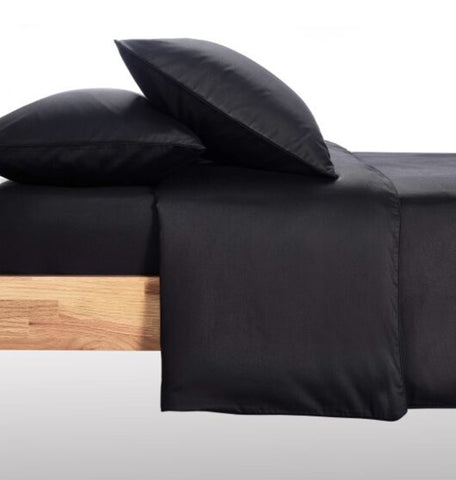 Linge de lit en satin Premium Uni