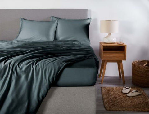 Linge de lit en satin Premium Uni