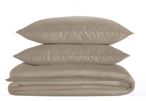 Linge de lit en satin Premium Uni