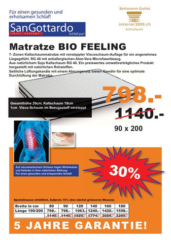 Bio Feeling Matratze