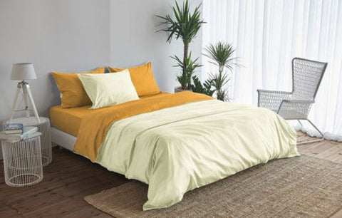 satin reversible bed linen Uni