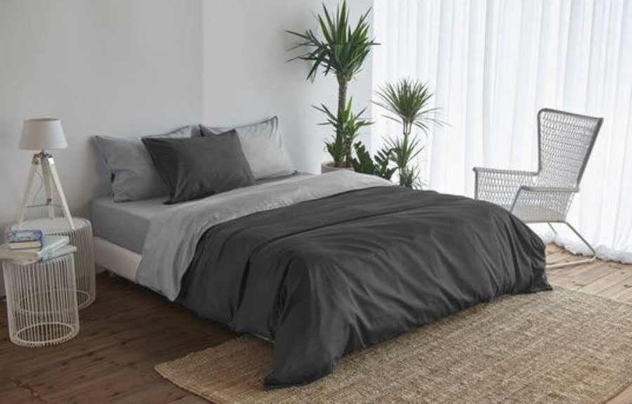 satin reversible bed linen Uni