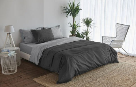 satin reversible bed linen Uni