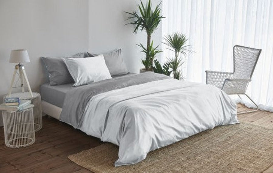 satin reversible bed linen Uni