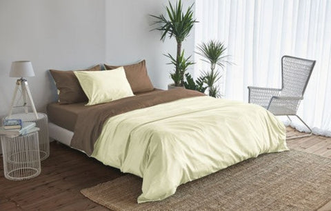 satin reversible bed linen Uni