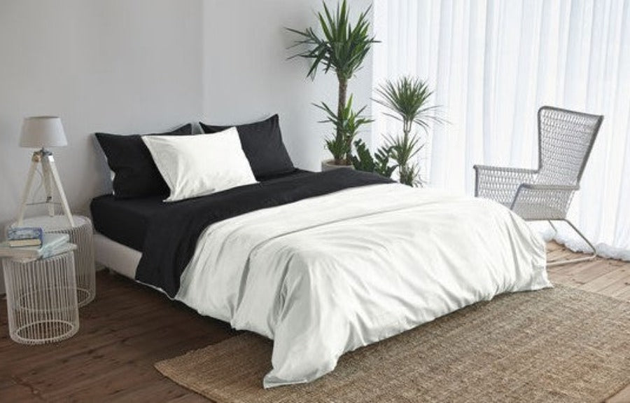 satin reversible bed linen Uni