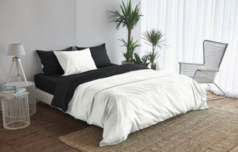 satin reversible bed linen Uni