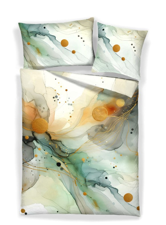 Satin bed linen Bloom