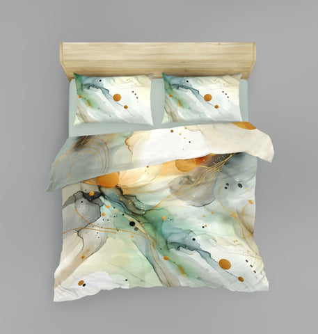 Satin bed linen Bloom