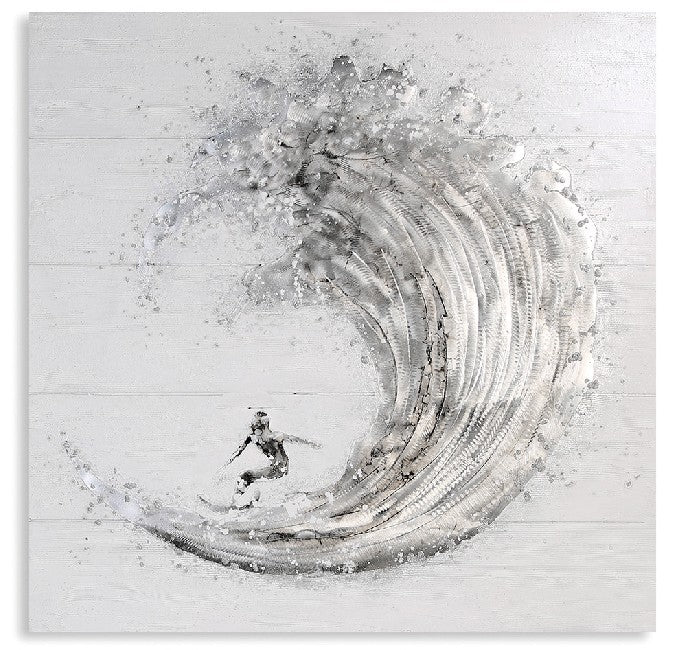 Gemälde Surfer