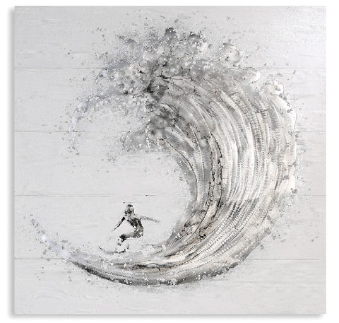 Gemälde Surfer