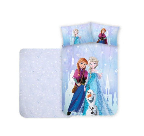 Kinder-Bettwäsche Frozen Elsa und Anna