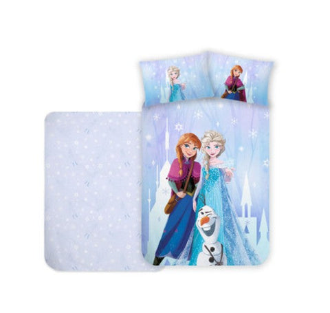 Kinder-Bettwäsche Frozen Elsa und Anna