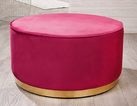 Hocker rund Rose