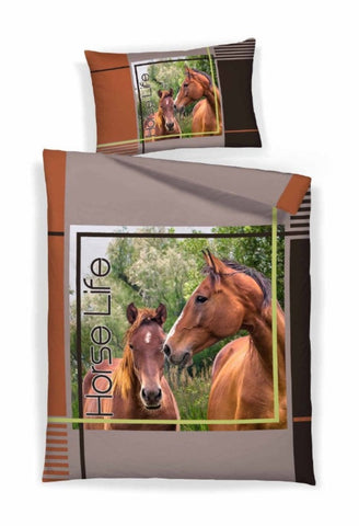 Renforcé Bettwäsche Horse Life