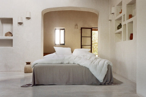 Musselin Bettwäsche Ibiza white