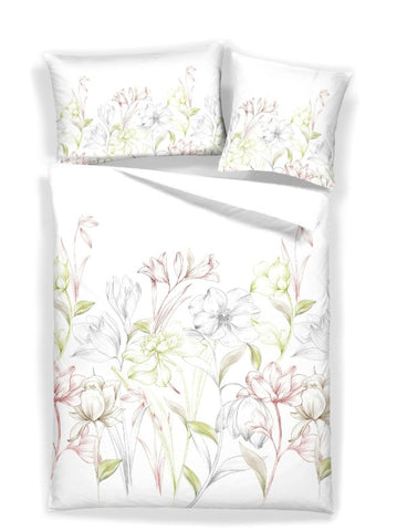 Satin bed linen Bloom