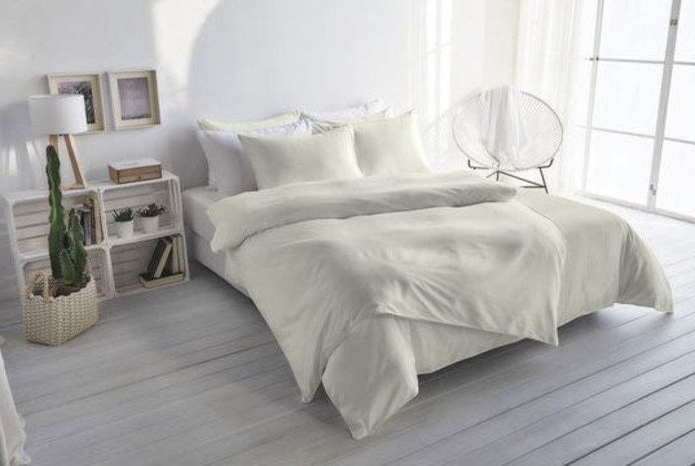 Parure de lit satin uni