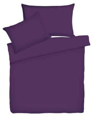 Satin-Bettwäsche Uni