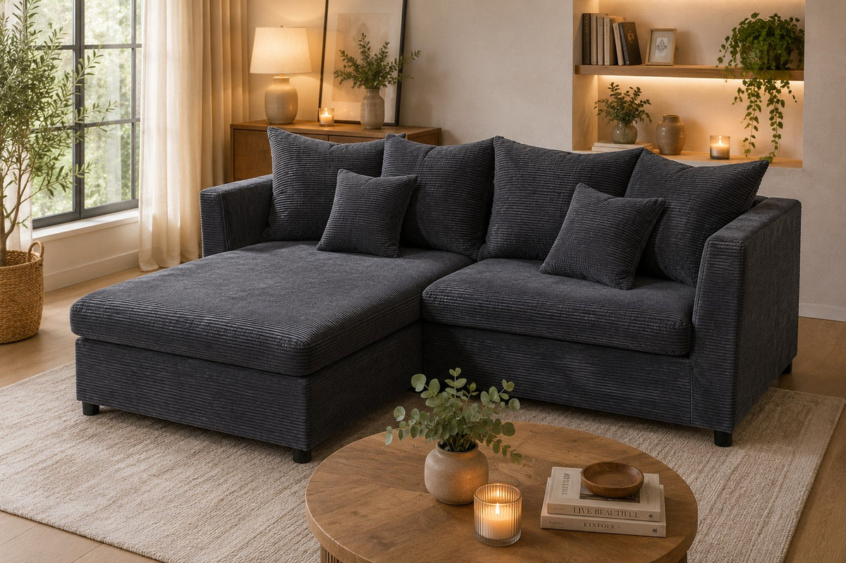 Cord Sofa Selina