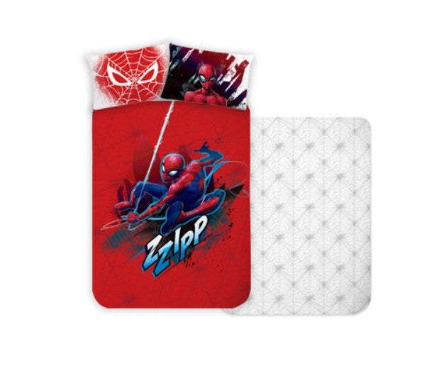 Kinder-Bettwäsche Spiderman Zzipp