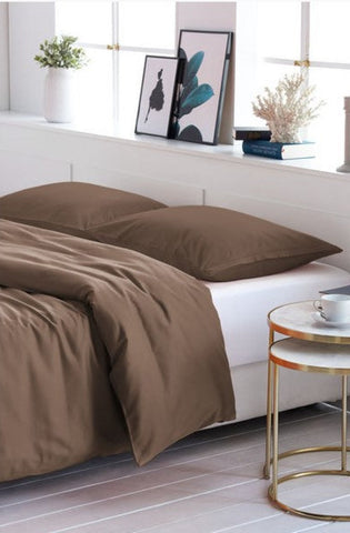 Satin-Bettwäsche Uni
