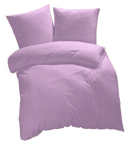 Seersucker Bedding Set Old Pink Uni