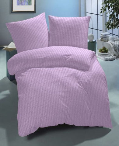 Seersucker Bedding Set Old Pink Uni