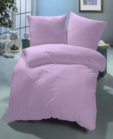 Seersucker Bedding Set Old Pink Uni