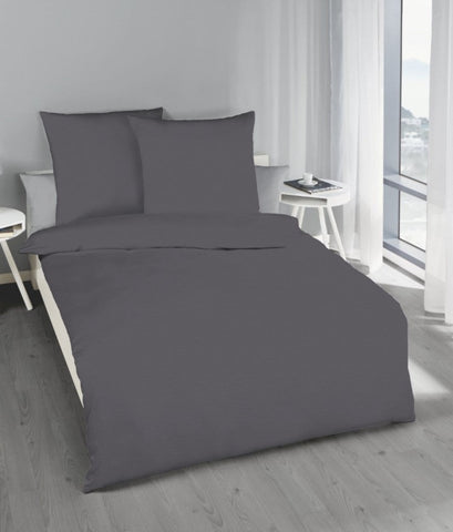 Seersucker Bettwäsche Set Uni